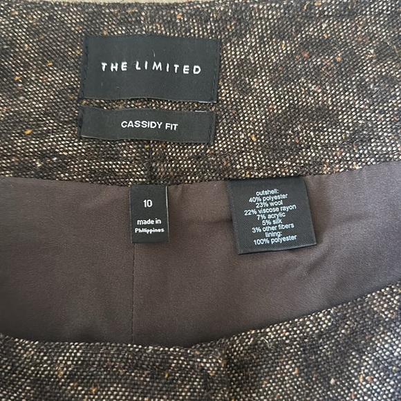 Vintage The Limited Cassidy Fit Tweet Animal Print Bermuda Shorts Size 10 - Picture 9 of 14